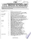 Press Summary - Illinois Information Service