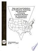 State and Local Initiatives on Productivity, Technology, and Innovation