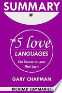 Summary of the 5 Love Languages